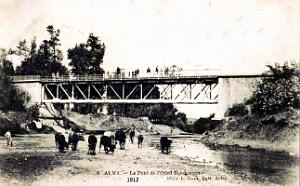 Alma - Le Pont de l'Oued Boudouaou - 1912